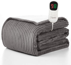 Homemate Striped Heated Blanket