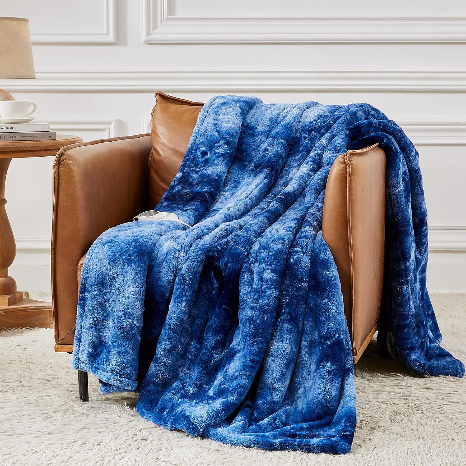 Homemate Marbled Heated Blanket