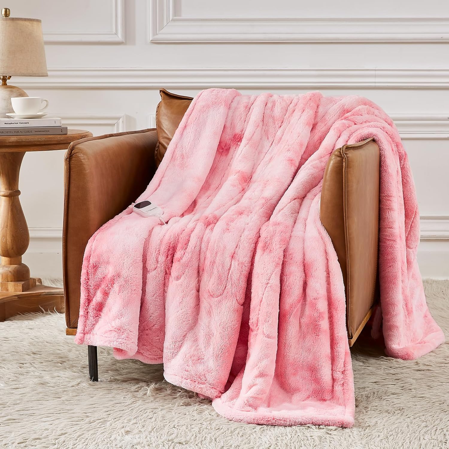 Homemate Marbled Heated Blanket