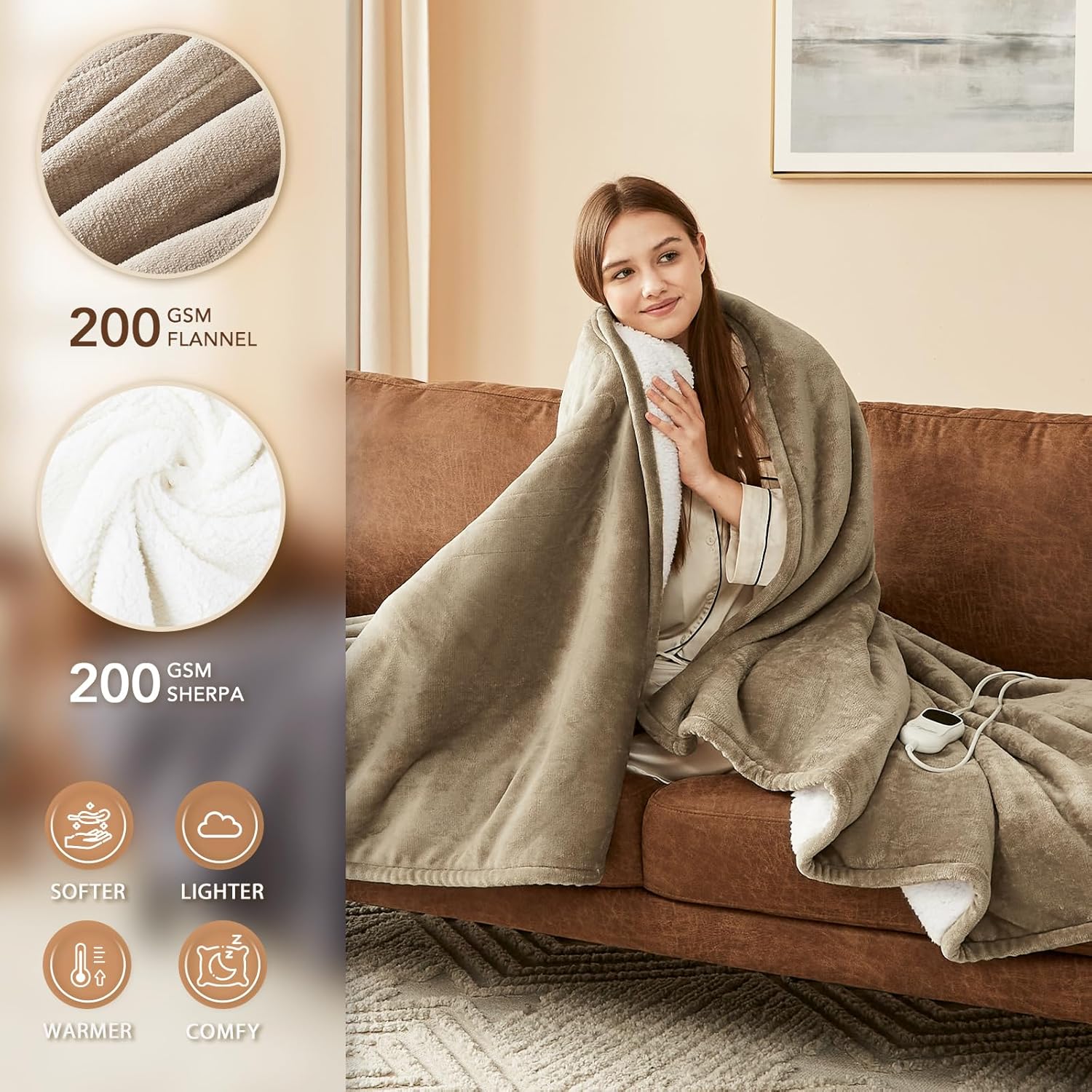 Homemate Classic Heated Blanket
