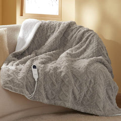 Homemate Striped Heated Blanket2
