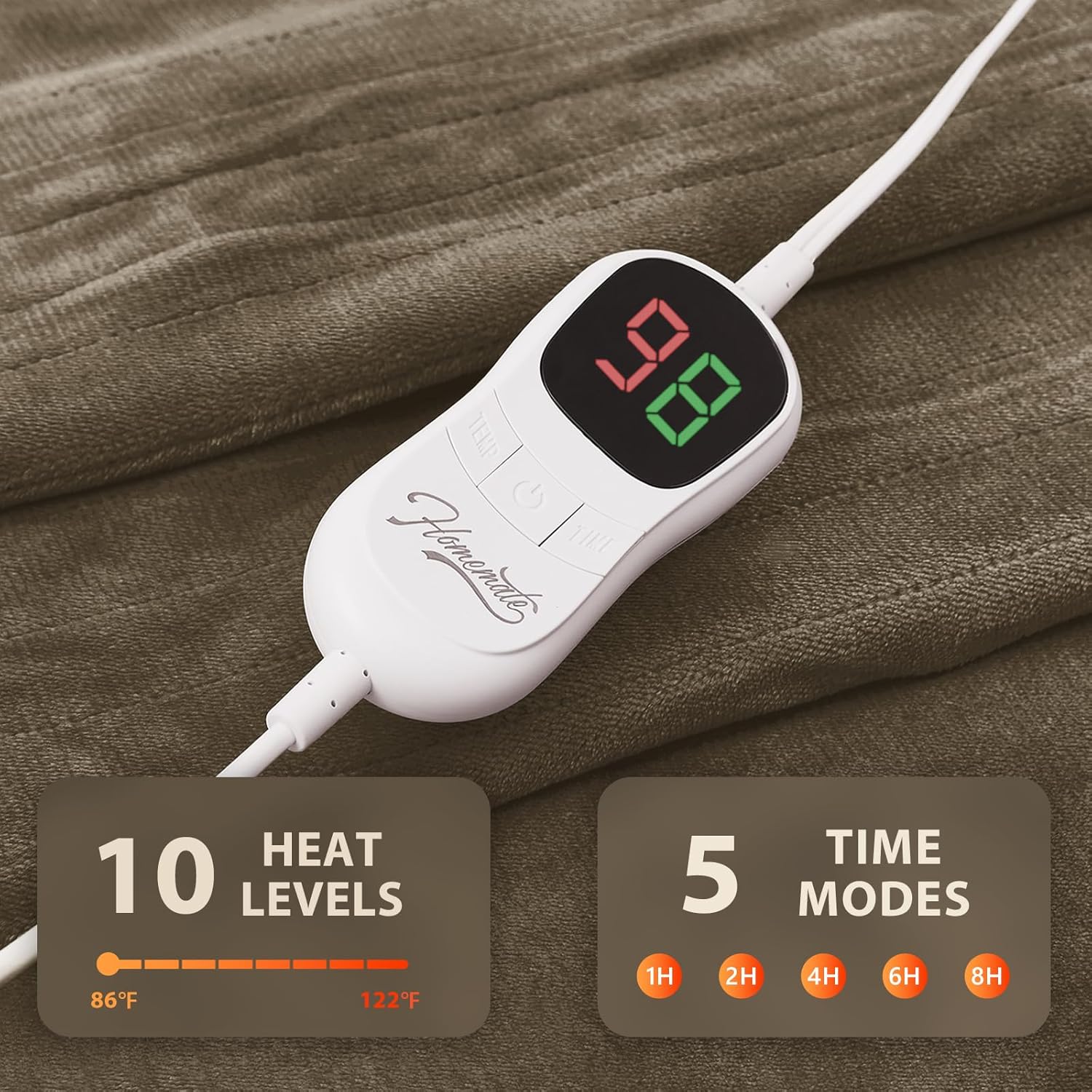 Homemate Classic Heated Blanket