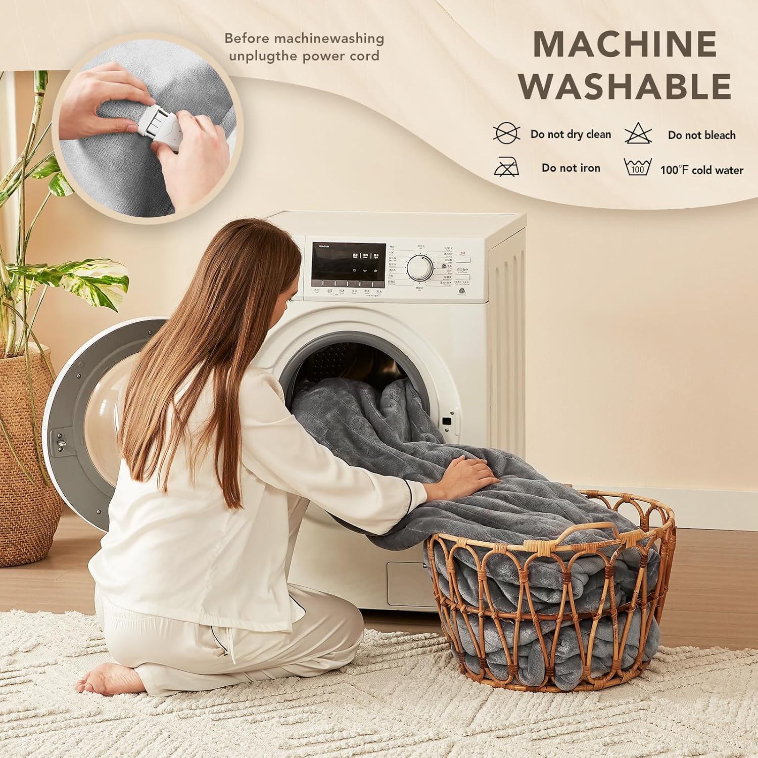 Homemate Classic Heated Blanket