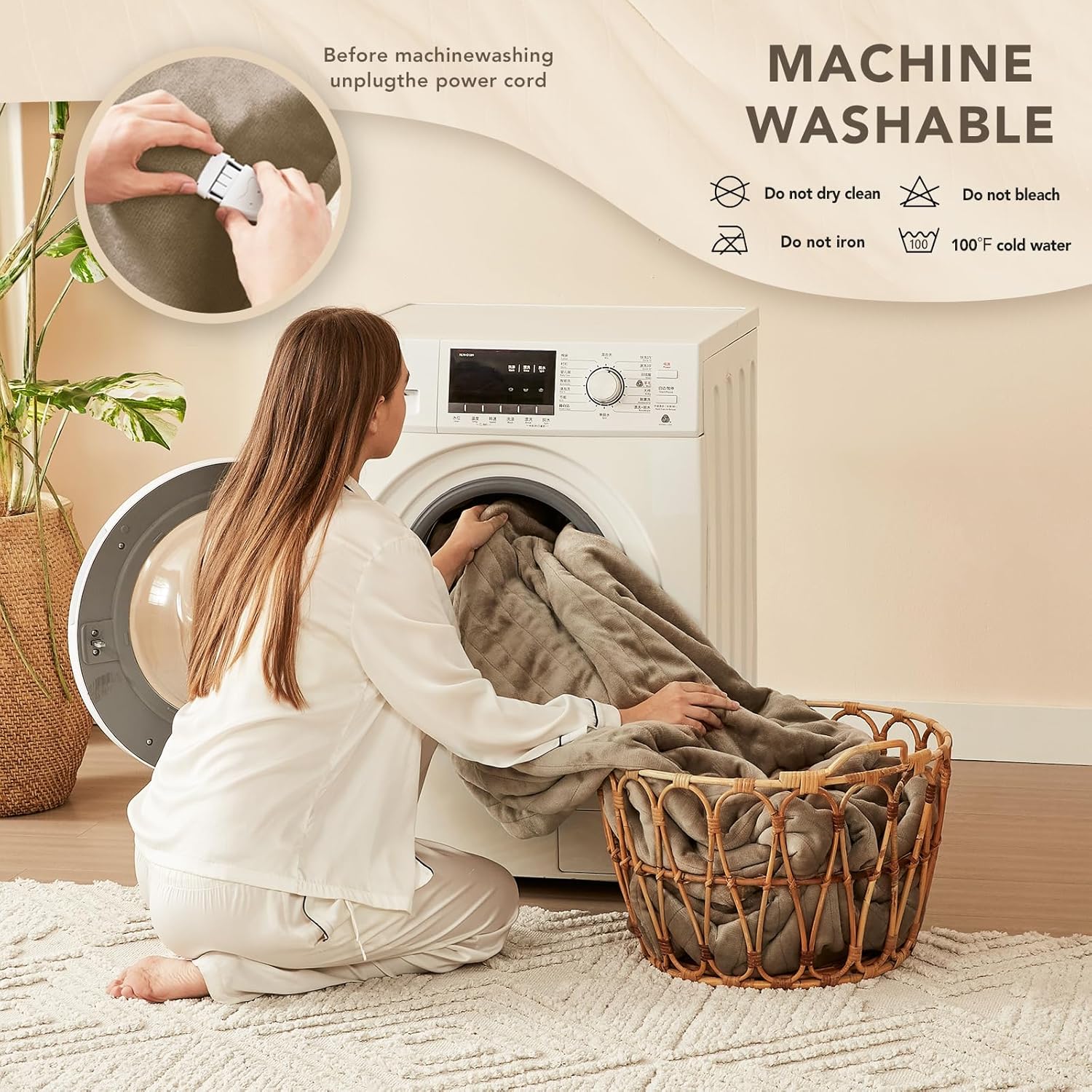 Homemate Classic Heated Blanket