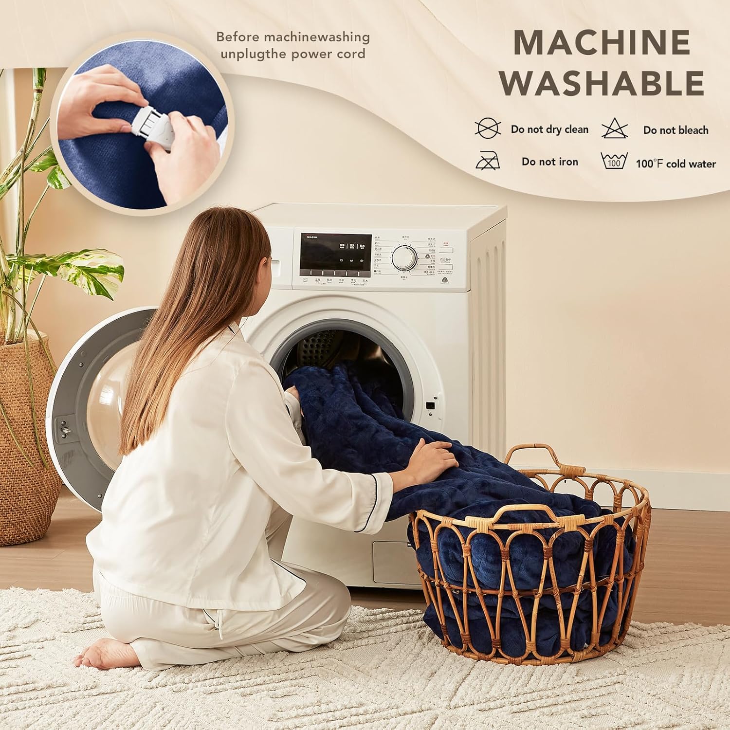 Homemate Classic Heated Blanket